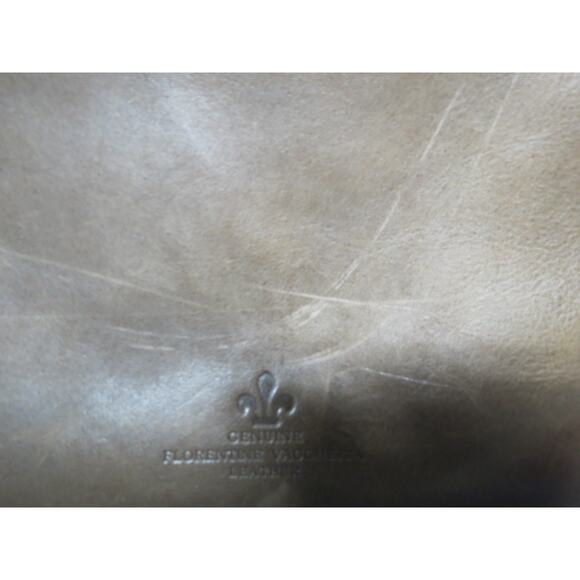 Dooney & Bourke Florentine Leather Large Cassidy Hobo Shoulder Bag Brown/Gray - Picture 7 of 15